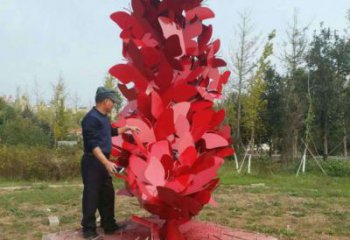 寬城公園花環(huán)雕塑