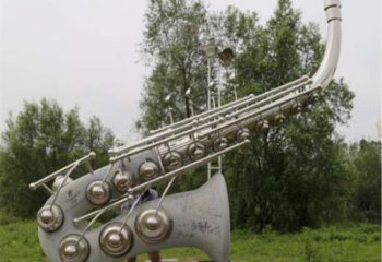 松原街頭薩克斯雕塑