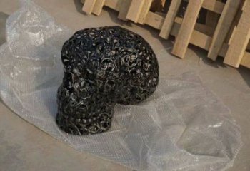 鞍山酒店骷髏雕塑