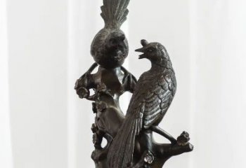 朝陽園林喜鵲雕塑