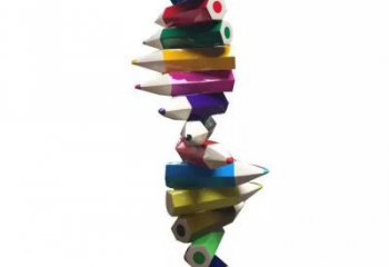 清水河企業鉛筆雕塑