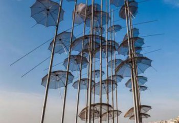 原州步行街雨傘雕塑