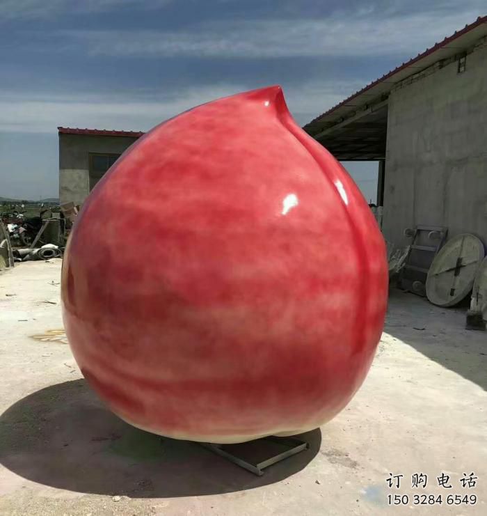 商洛公園壽桃雕塑