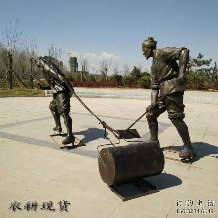達孜民俗農夫雕塑
