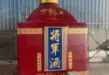 忻州洋酒瓶雕塑選定，景觀雕塑，玻璃鋼洋酒瓶雕塑造型生產商