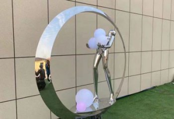 蓮湖仙子雕塑展品，公園小品，景觀圓環仙子雕塑生產商