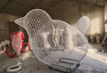 昌都鏤空小鳥雕塑精選，陸地擺件，鐵藝鳥兒雕塑精品