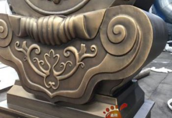 那曲抱箍鑄造觀賞型，露天雕塑，鑄銅抱箍雕塑訂做