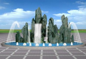 阿勒泰電影變頻噴泉雕塑，水景噴泉雕塑承接