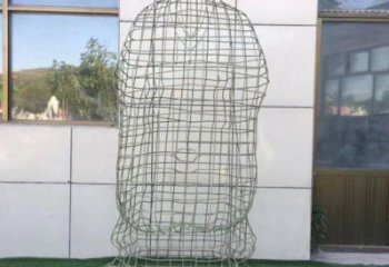 塔城鏤空孔子雕塑訂做，景區雕塑，鐵藝古代人物雕塑定價