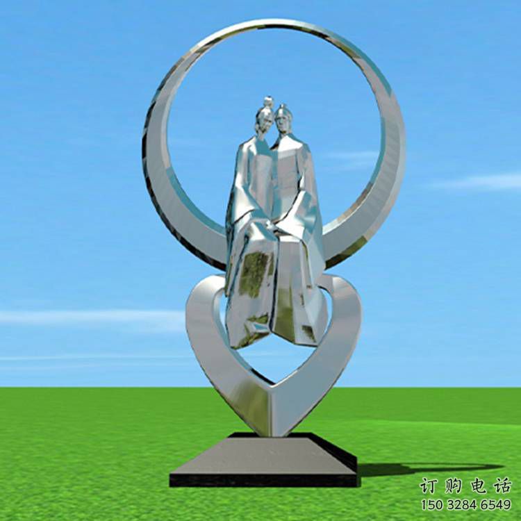 萬州創意牛郎織女雕塑