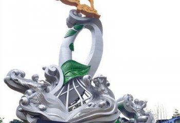 保山蘭花雕塑承接，城市裝飾，大型蘭花花朵雕塑公司