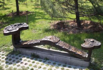 玉溪景觀如意雕塑優選，陸地擺件，園林如意雕塑供應