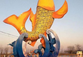 上城園林鯉魚雕塑