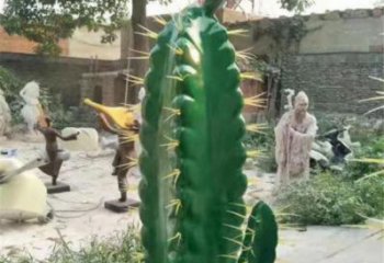 北碚彩繪仙人棒雕塑承接，城市裝飾，仿真仙人棒雕塑公司