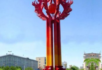 南岸街道精神堡壘雕塑