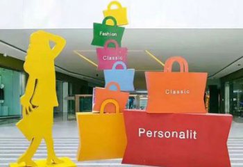 北碚購物人雕塑選定，景觀雕塑，不銹鋼購物人雕塑生產商