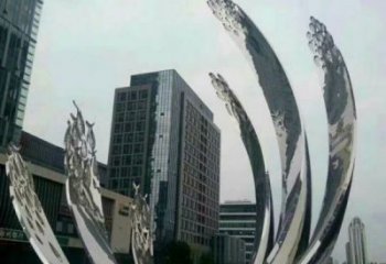 萬州地面噴泉雕塑小品，圓環結構概念，旱地水景噴泉體系